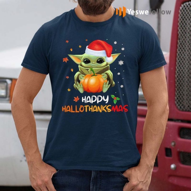 happy hallothanksmas shirts