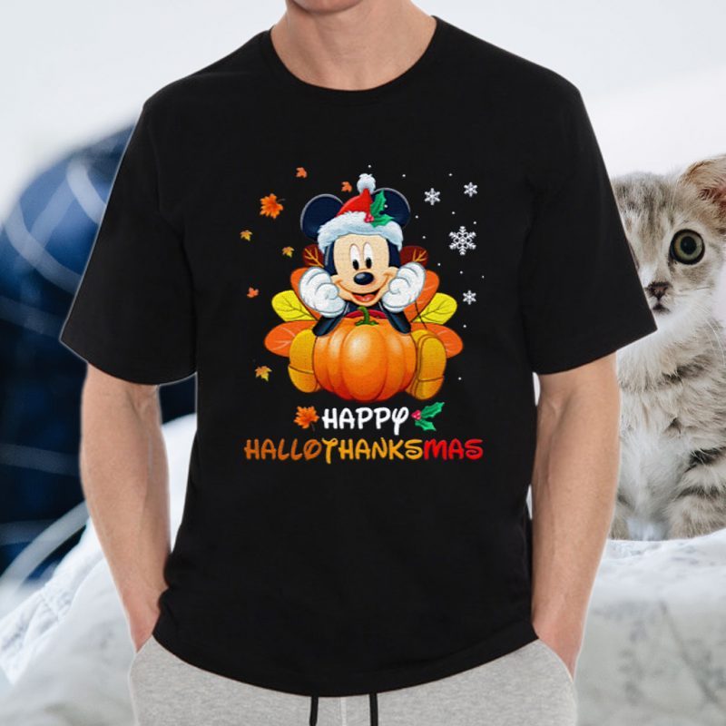 happy hallothanksmas shirts