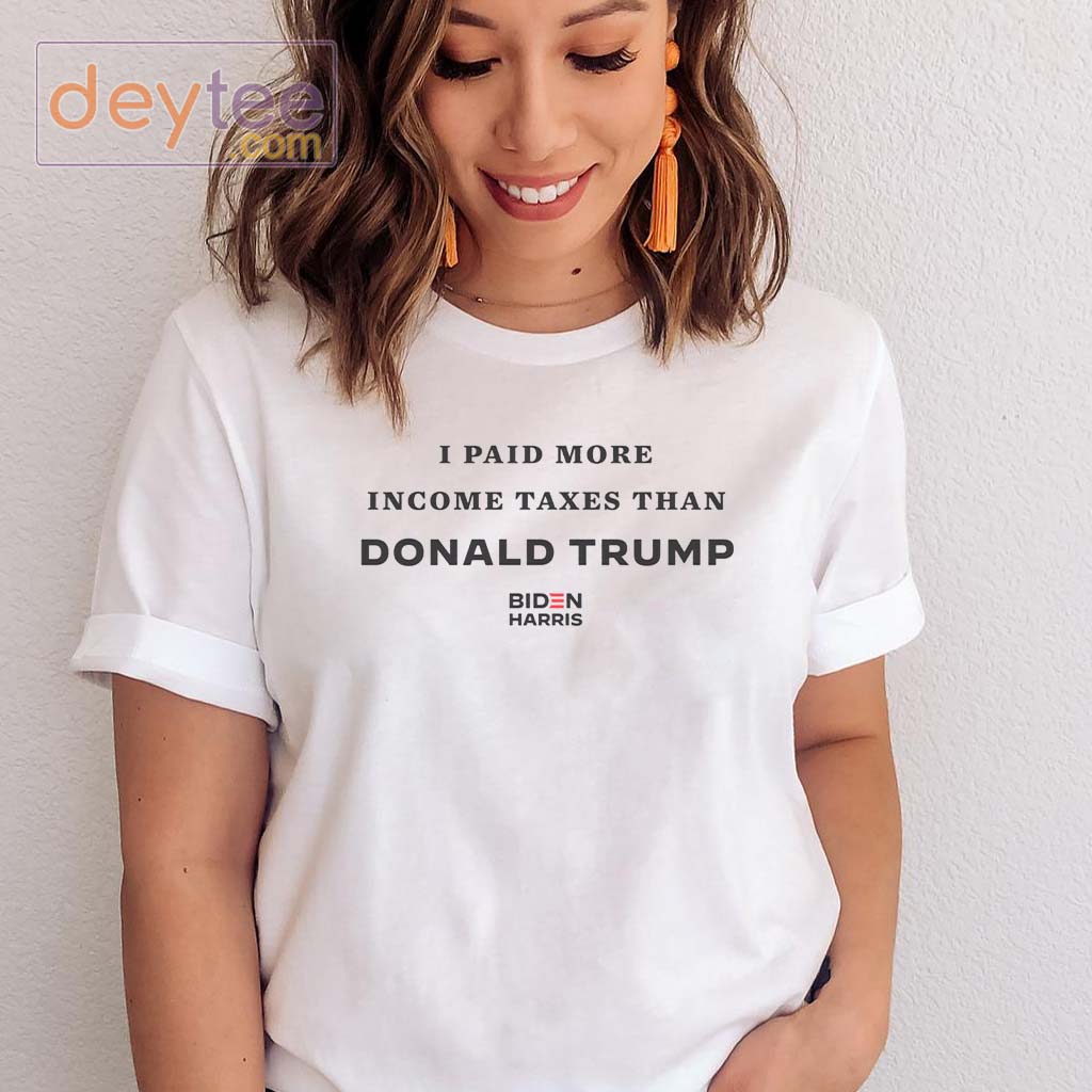 I Paid More In Taxes Than Donald Trump Athletic Heather T-shirt