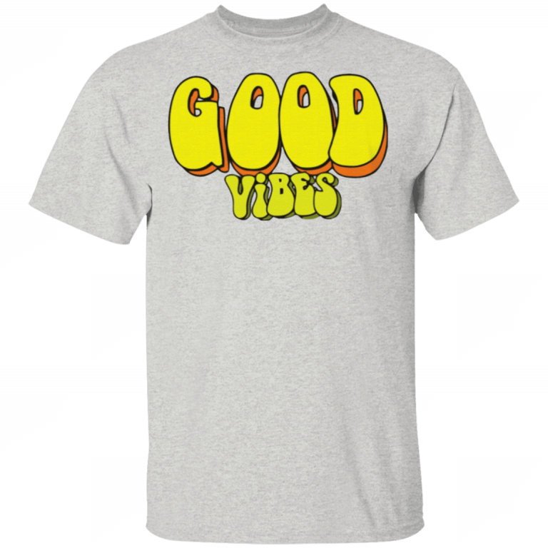 good vibes t shirt dress