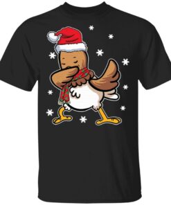 Christmas Chicken Chickens Christmas Dabbing Dance Gift T-Shirt