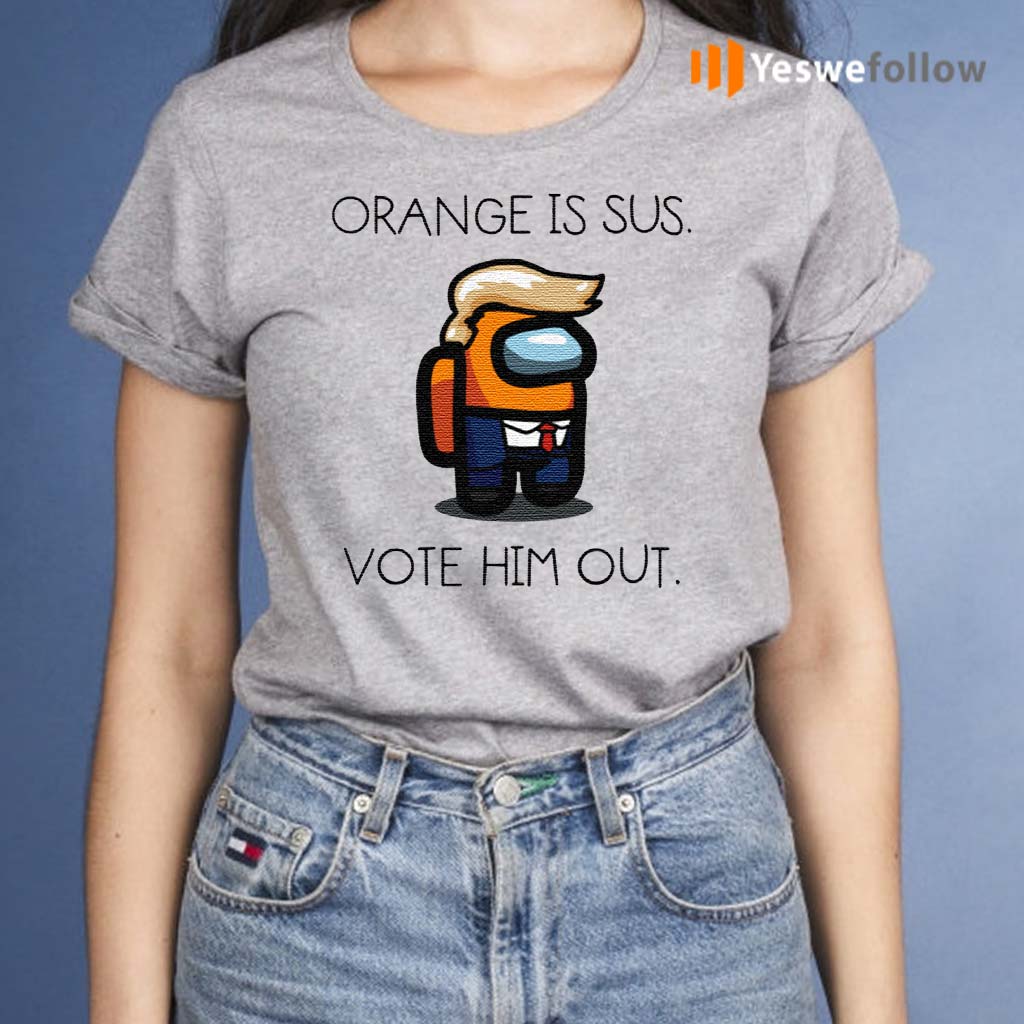 orange is sus shirt