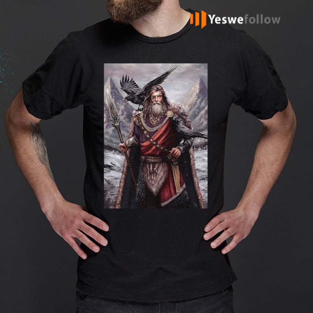 Viking-odin-ravens-t-shirt