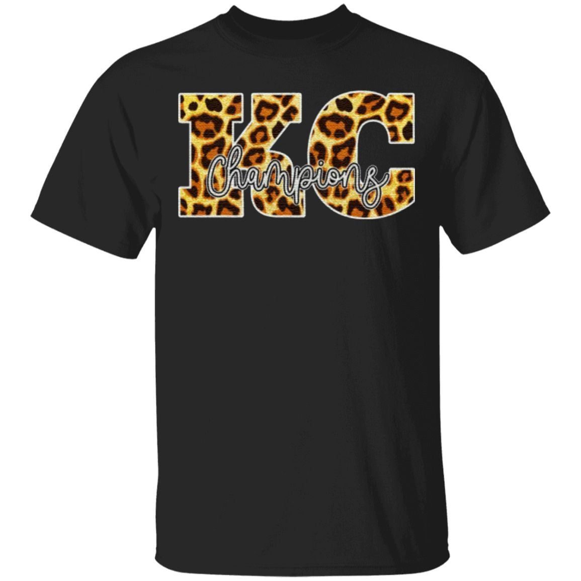 Kansas City Champions Leopard T-Shirt