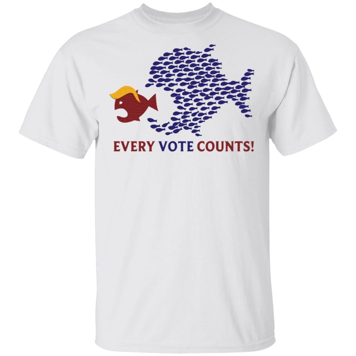 Every Vote Counts Fish T Shirt