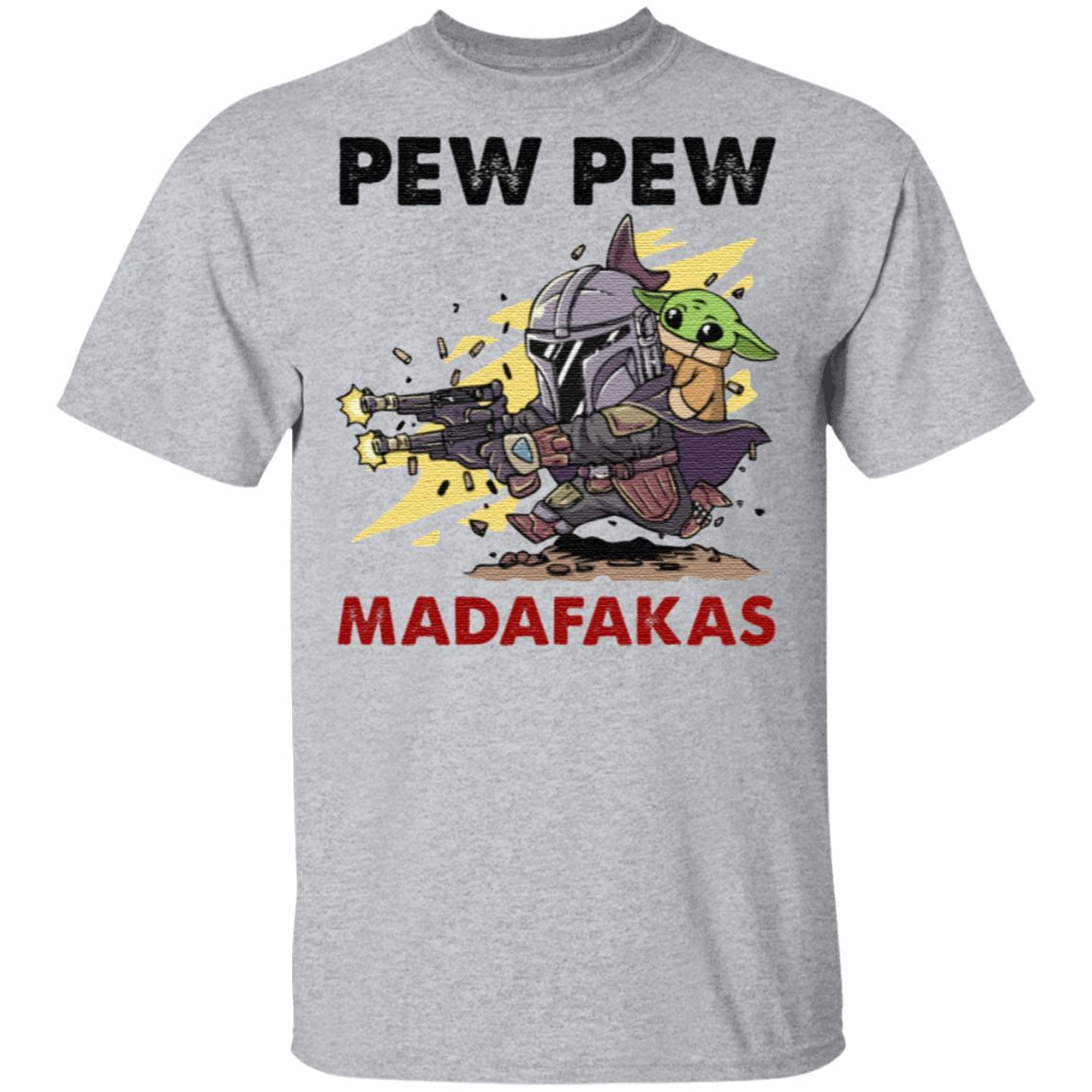 baby yoda pew pew shirt