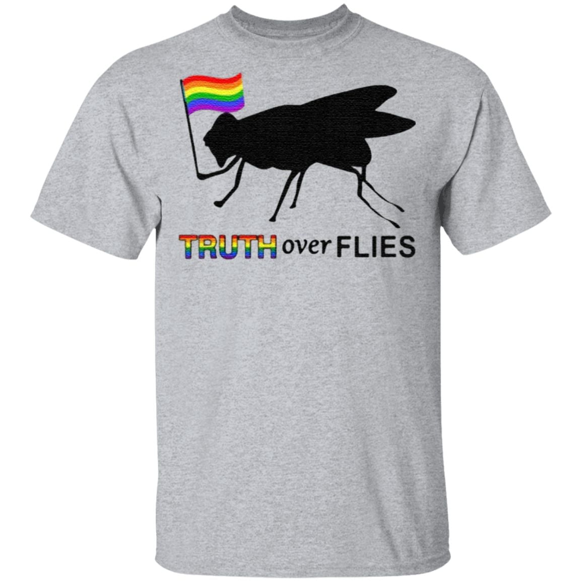 Truth Over Flies Funny Donald Trump President 2020 Vote T-Shirt