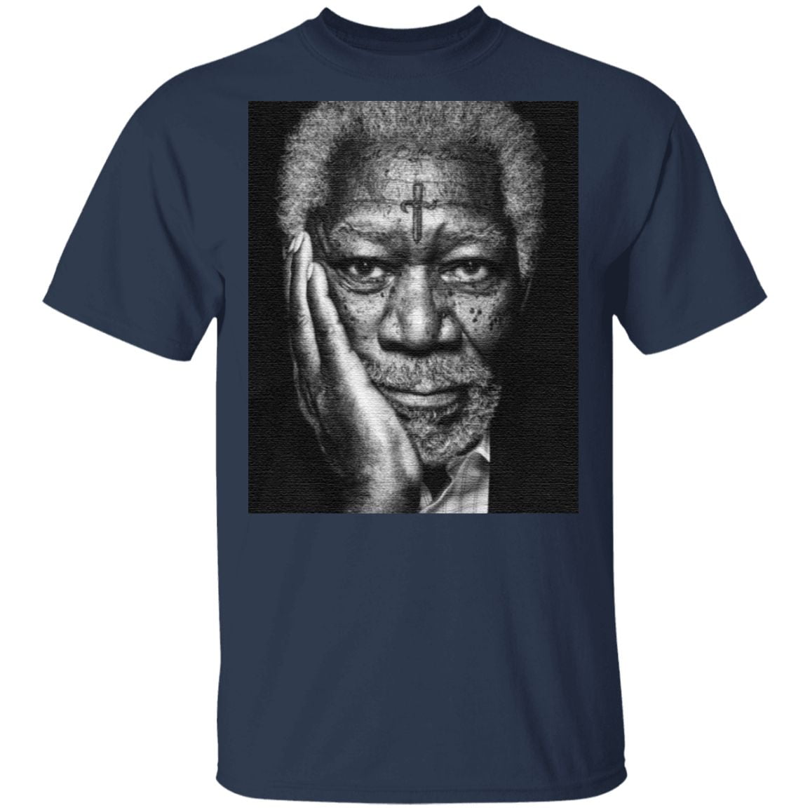 Morgan Freeman Photographed Death Before Dishonor shirt