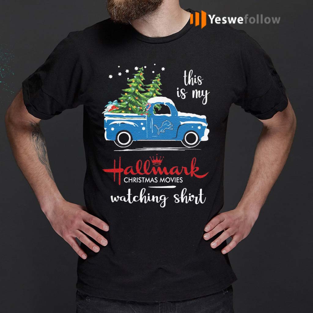 Detroit-Lions-This-Is-My-Hallmark-Christmas-Movies-Watching-Shirt