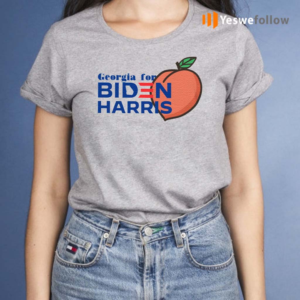 Georgia-For-Biden-Harris-Peach-Shirts