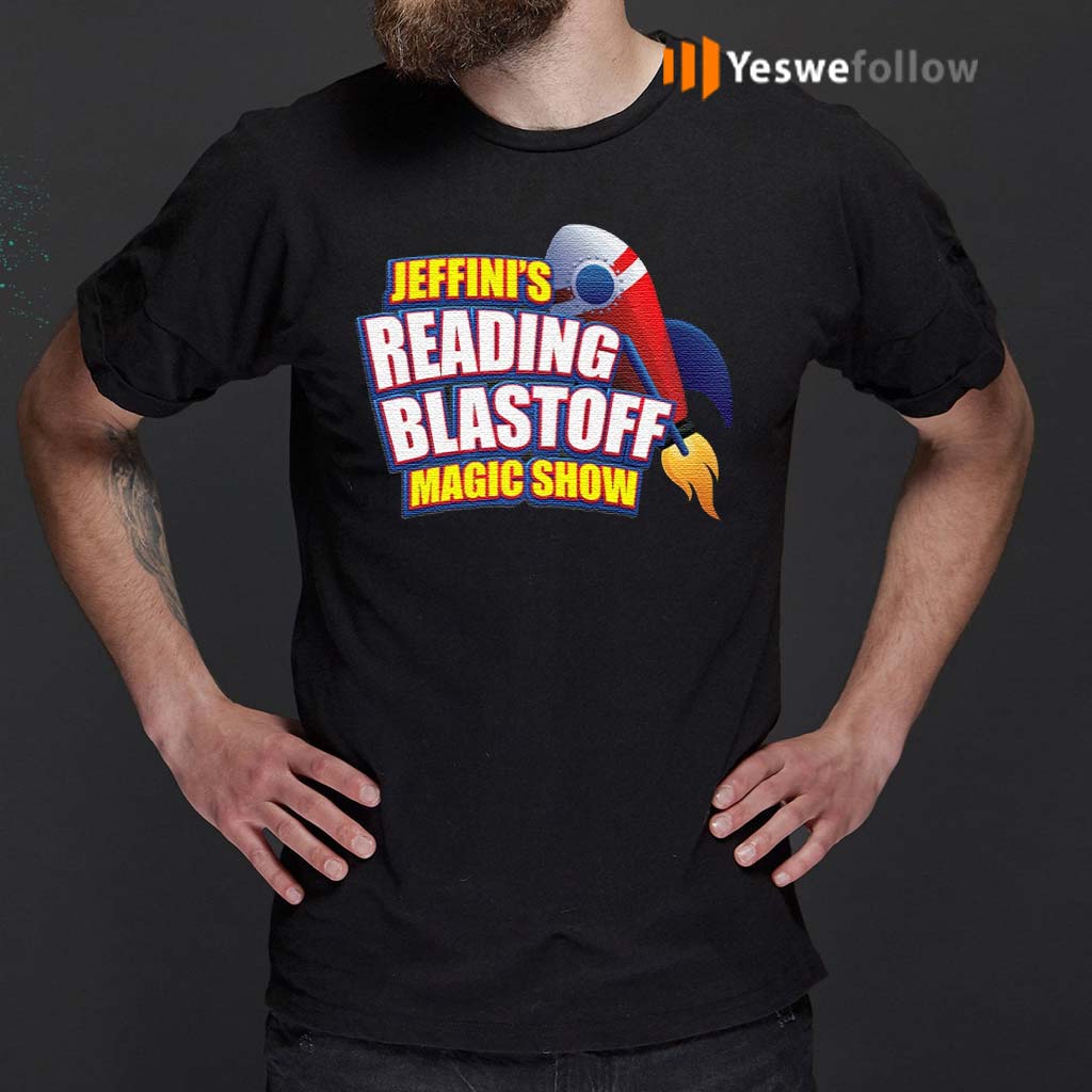 Jeffini's-Reading-Blastoff-Magic-Show-T-Shirt