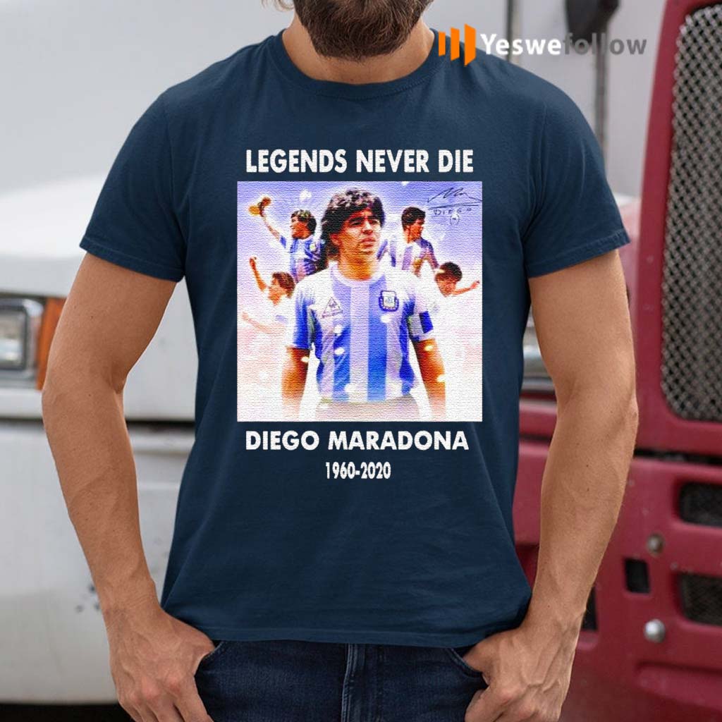 Legends-never-die-Diego-Maradona-1960-2020-shirts