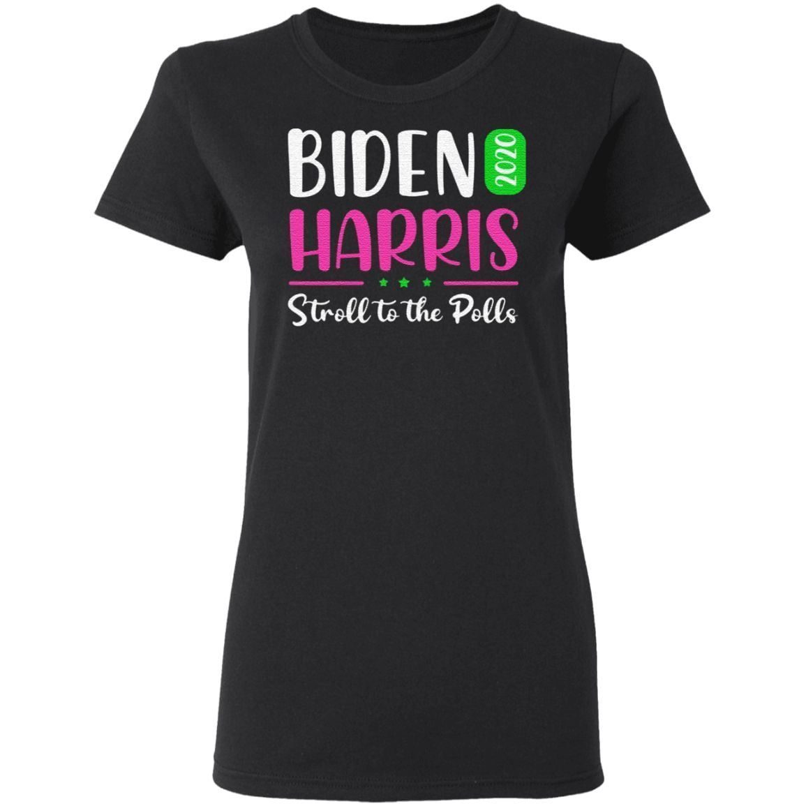 Biden Harris 2020 Strolls to the Polls Aka Sorority 1908 Election T-Shirt