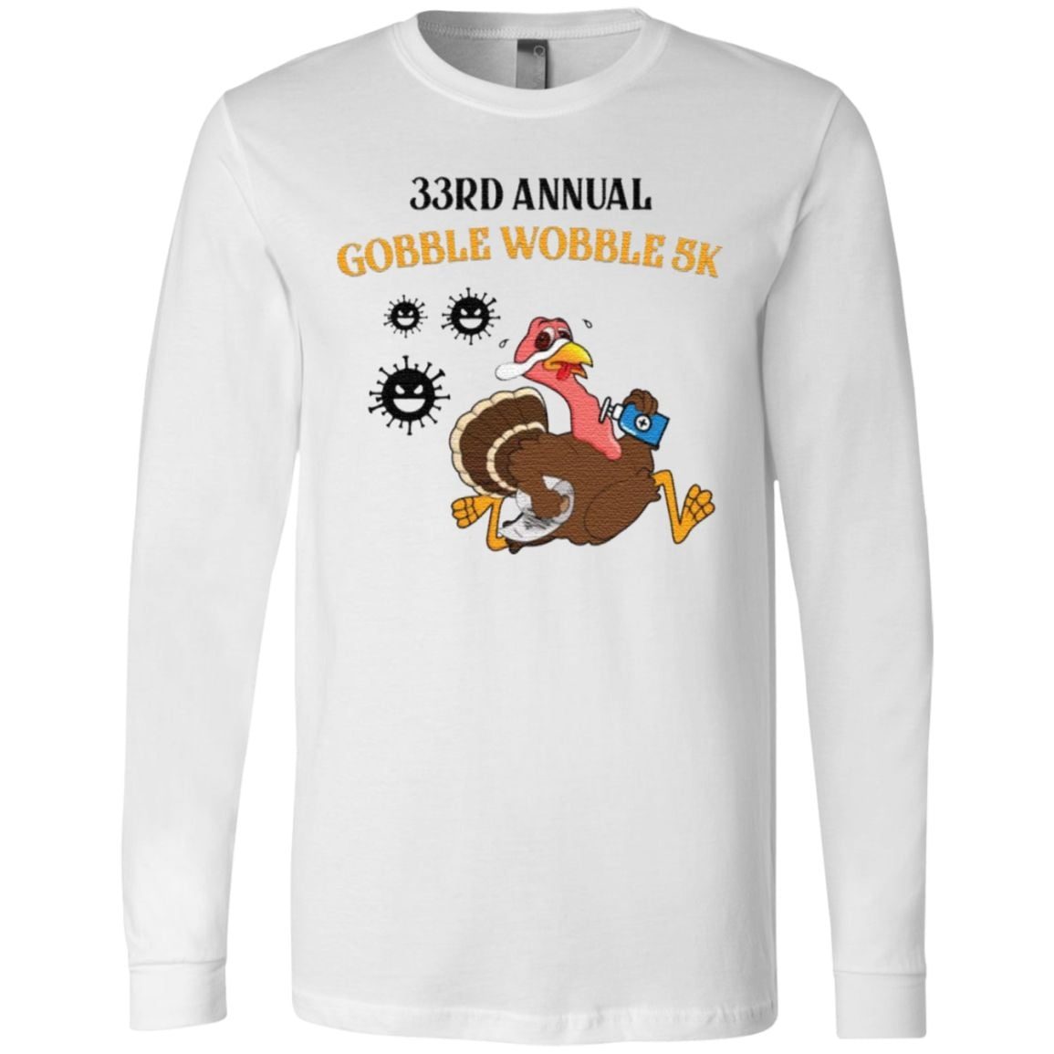 33rd Annual Gobble Wobble 5k shirt