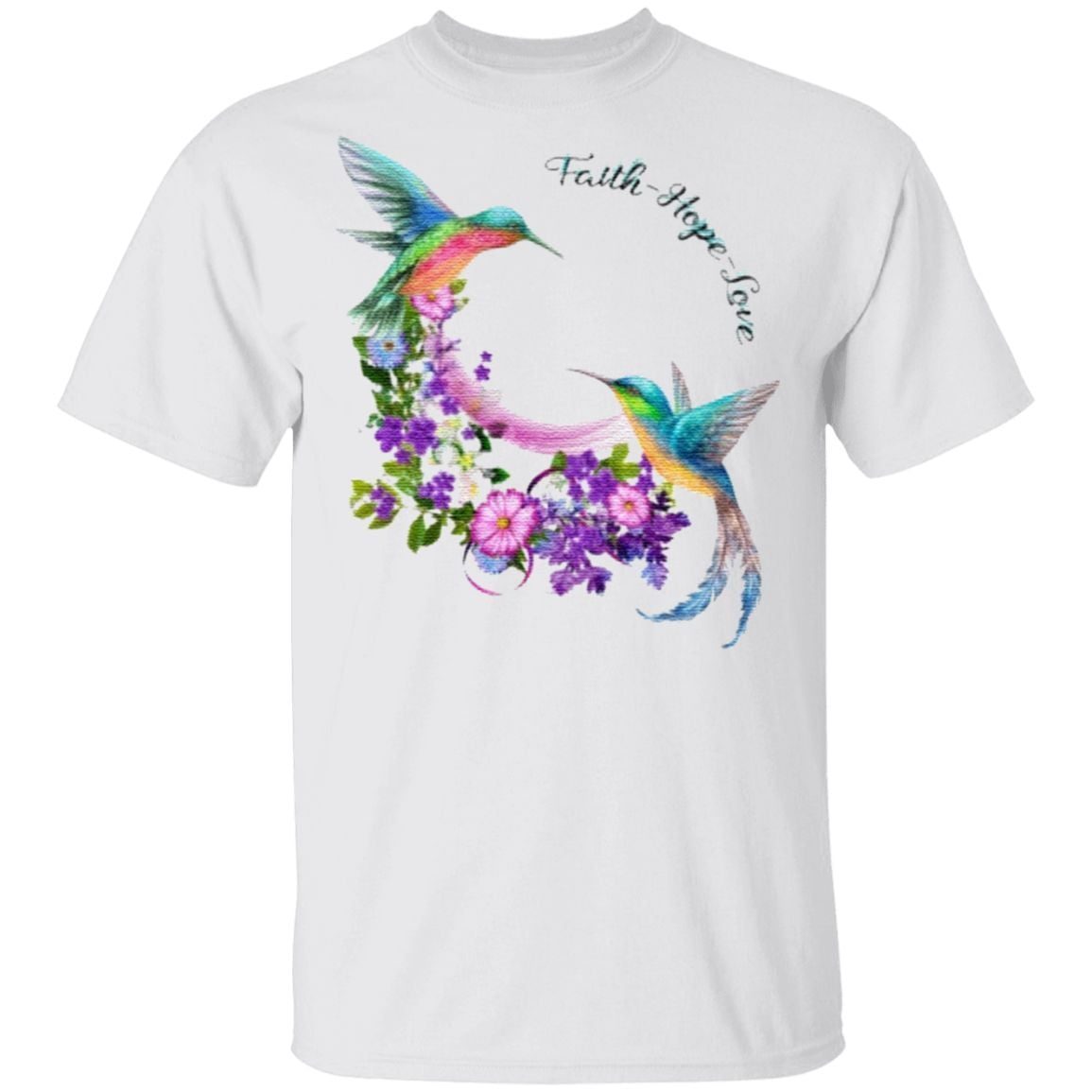 Hummingbirds Faith Hope Love T Shirt