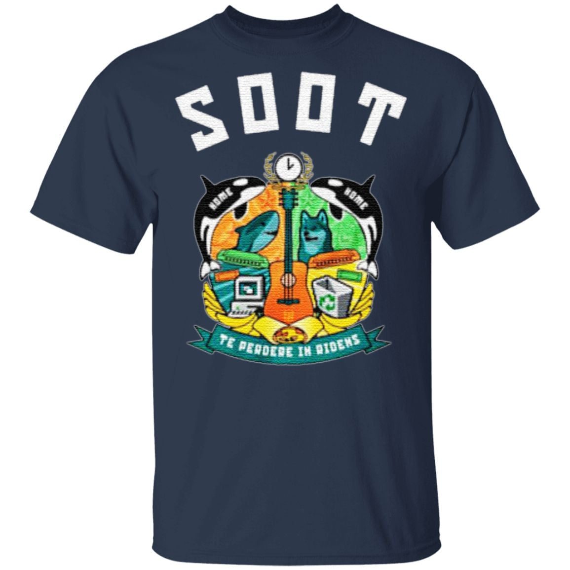 Soot College Technicolour T Shirt