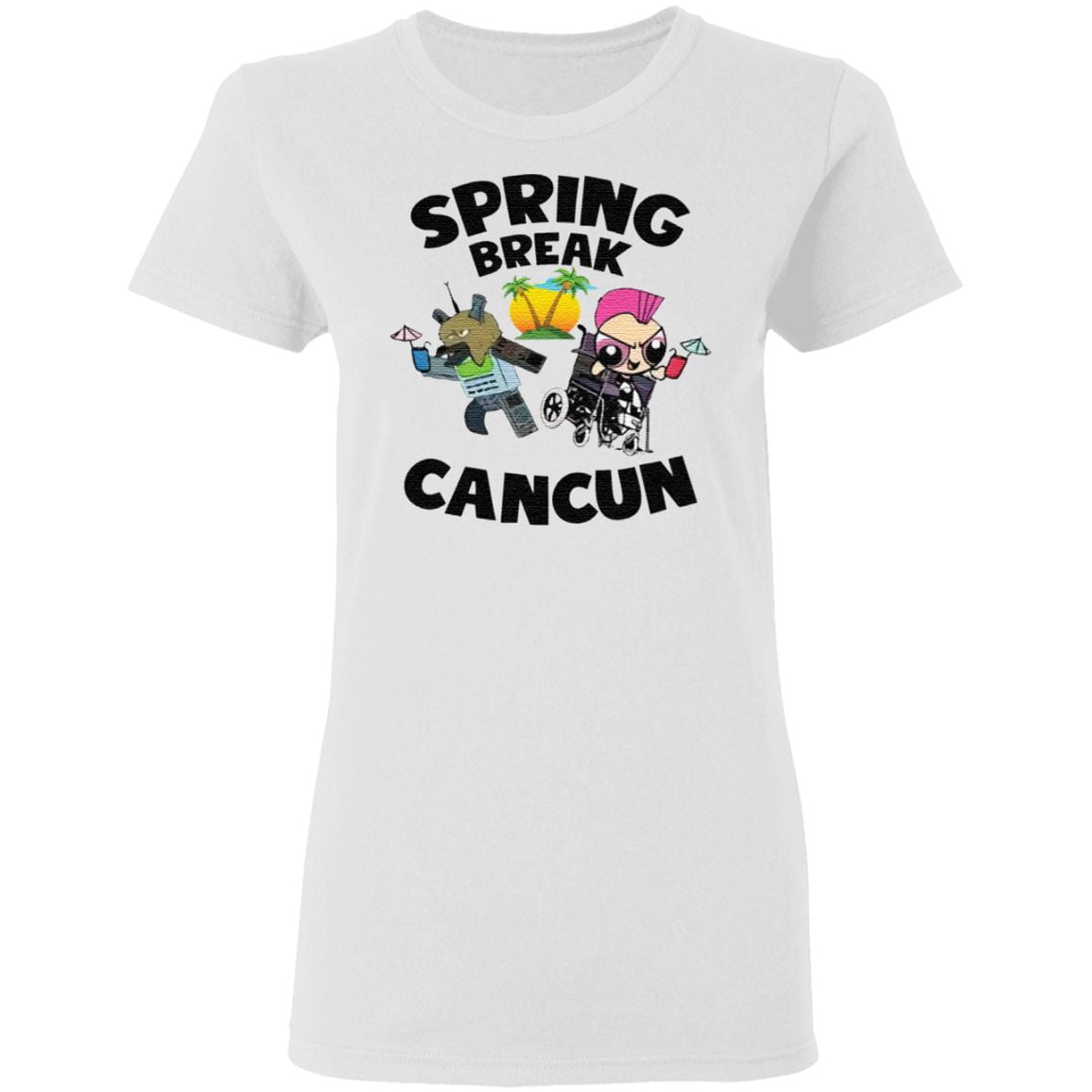 Powerpuff girls spring break cancun t shirt