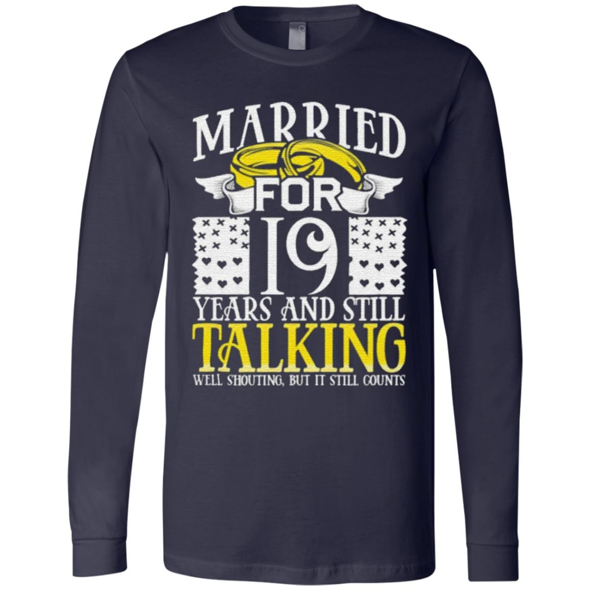 19th Wedding Anniversary for Wife Her Marriage shirt