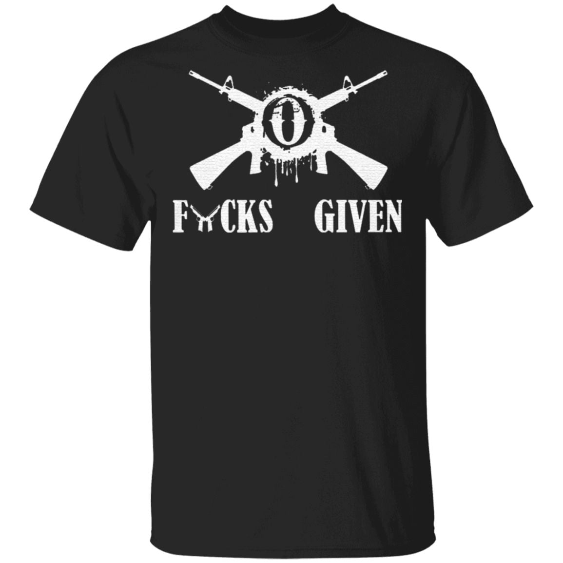 Hunting Gun 0 Fucks Given T-Shirt