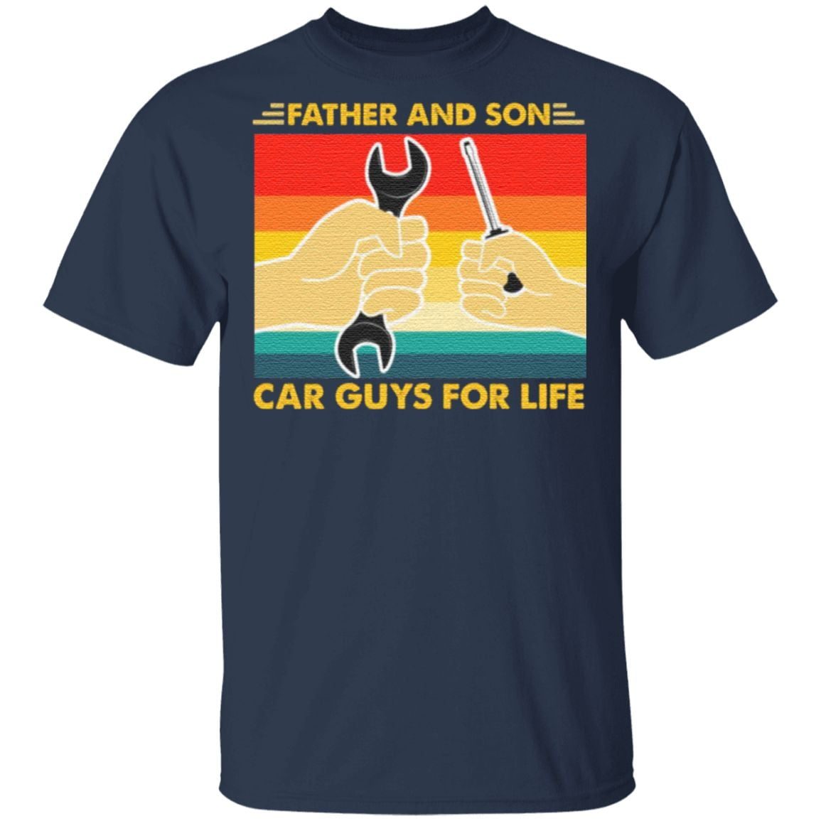 Father And Son Car Guys For Life TShirt