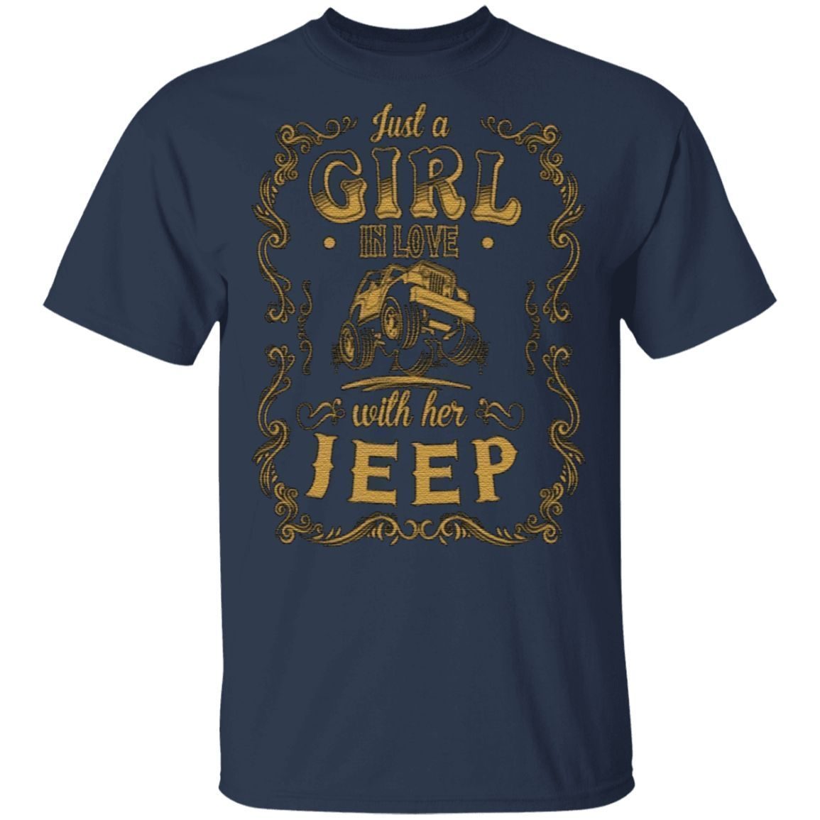 just a girl in love with her jeep T-Shirt