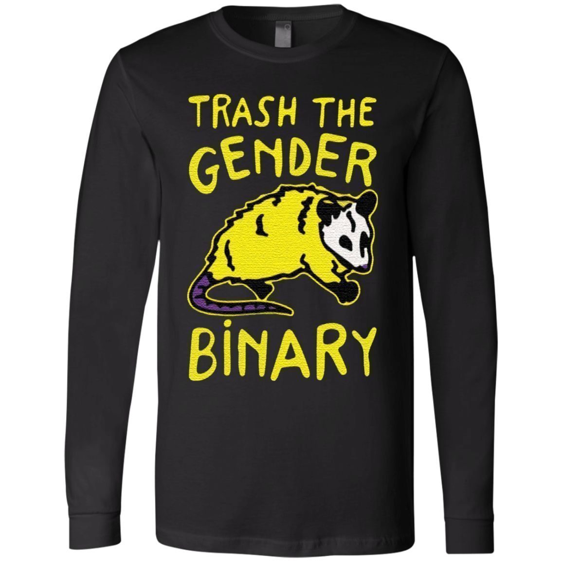 Raccoon Trash The Gender Binary T Shirt