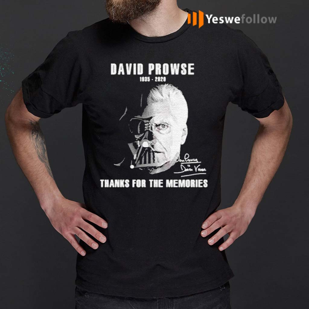 David-Prowse-1935-2020-Signature-Thanks-For-The-Memories-Shirt