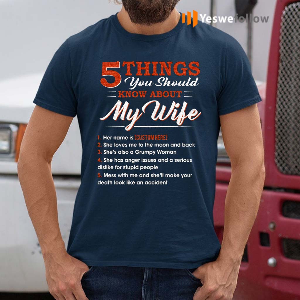 Personalized-5-Things-You-Should-Know-About-My-Wife-TShirt