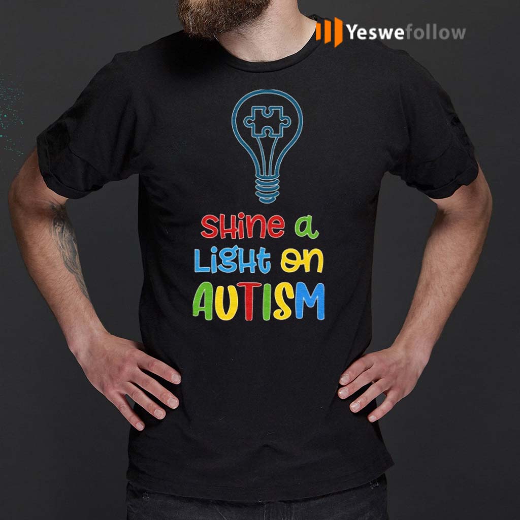 Shine-A-Light-On-Autism-T-Shirts