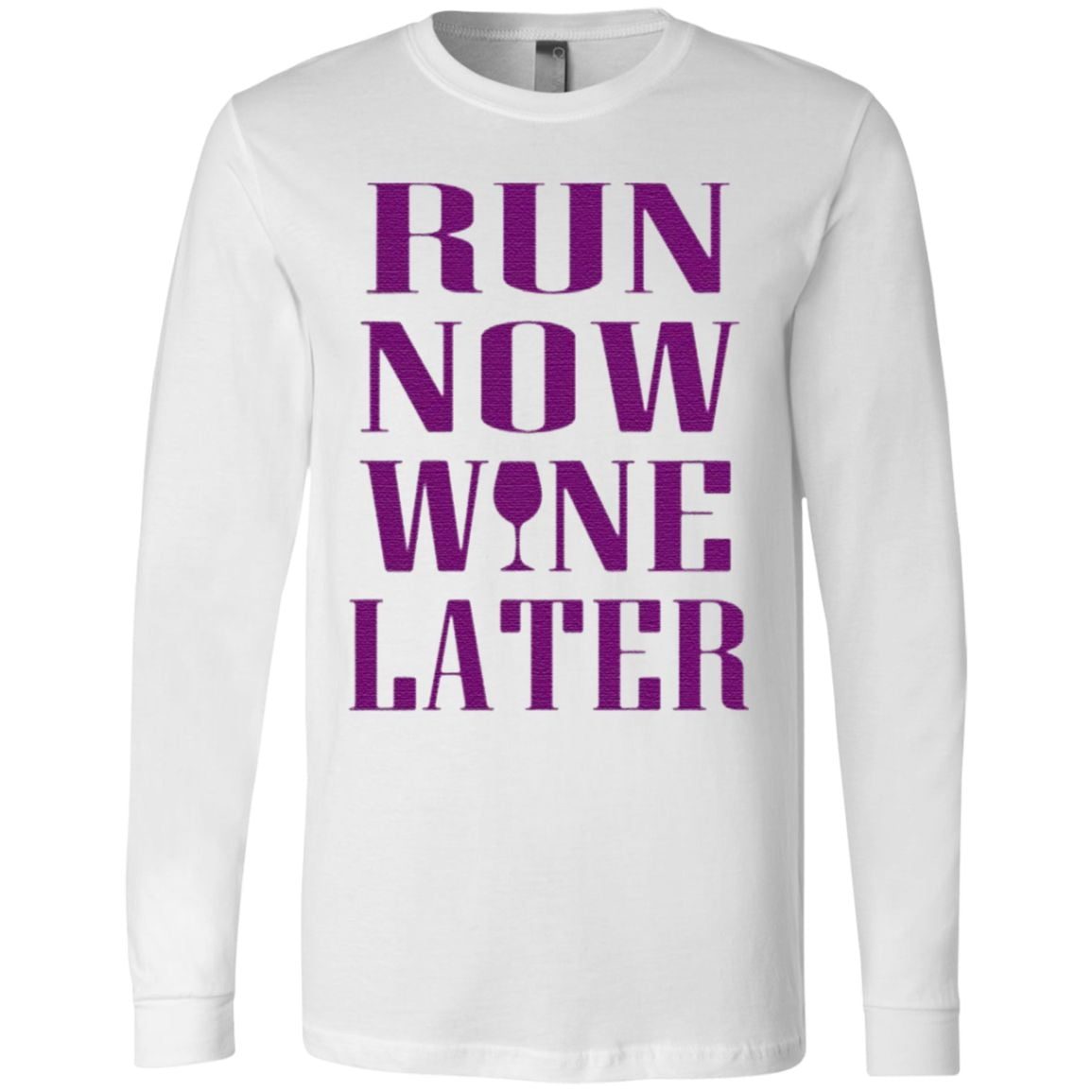 Run now wine later t shirt