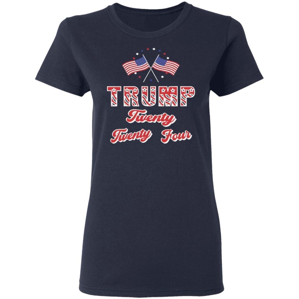 Trump Twenty Twenty Four In 2024 American Flag Election T Shirt