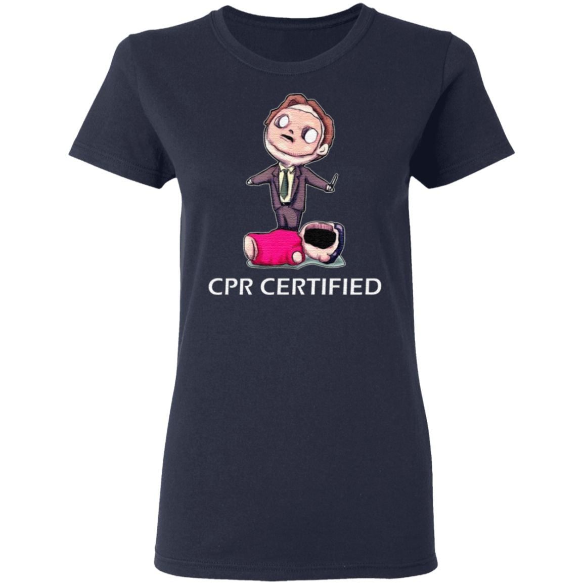 Dwight Schrute First Aid CPR Certified T Shirt