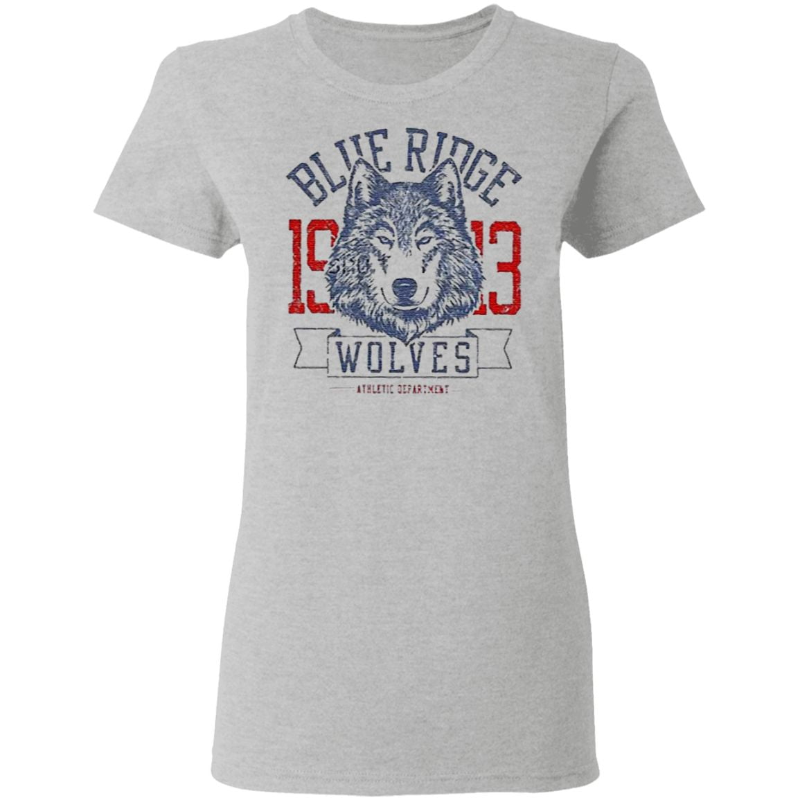 Blue Ridge 1913 Wolves Athletic Department T Shirt