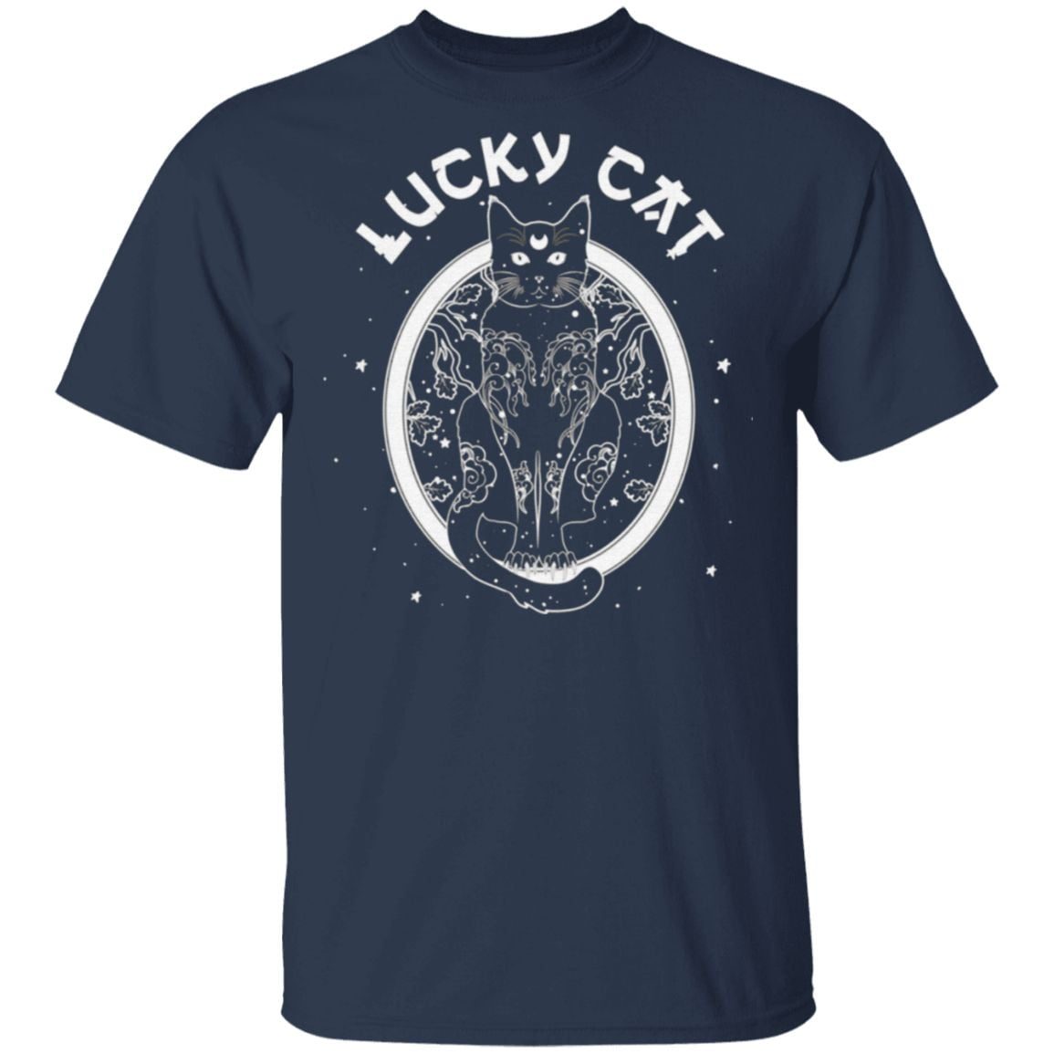 Lunar Lucky Moon Cat T-Shirt