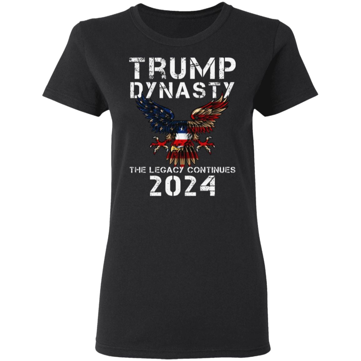 Trump Dynasty The Legacy Continues 2024 American Flag T-shirt