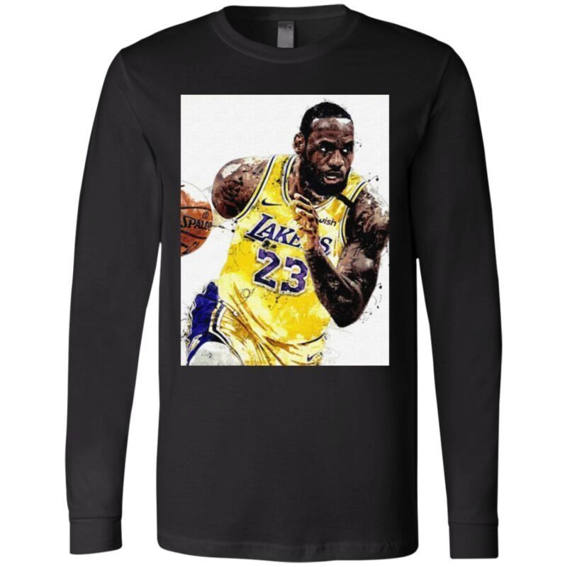 Lebron James 23 Los Angeles Laker T Shirt - Yeswefollow