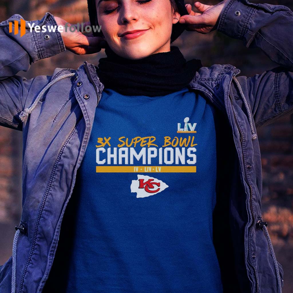 kansas-city-chiefs-3x-super-bowl-champions-Shirt