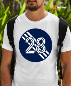 A J DeLaGarza Number 28 Jersey New England Revolution Inspired T-Shirts