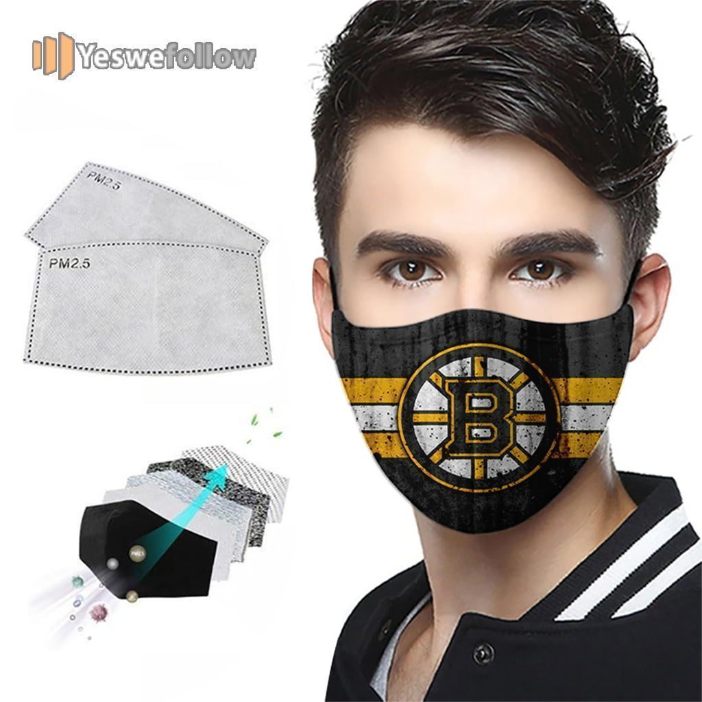 Boston Bruins Cotton Face Mask Boston Bruins Sport Mask