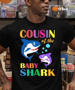 Cousin Of The Baby Birthday Shark Shirts