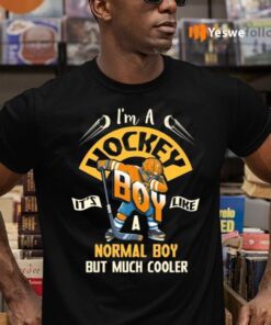 Hockey Boy It's Like A Normal Boy But Much Cooler Dabbing Winter Sport Shirt