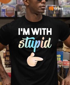 I’m with Stupid Bestie Couple Shirts