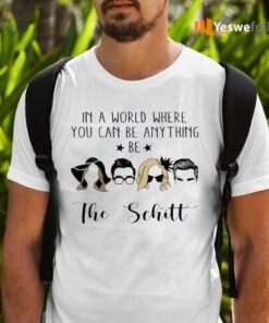 In A World Where You Can Be Anything Be The Schitt T-Shirts