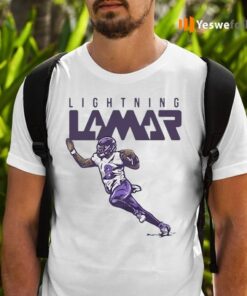 Lamar Jackson Baltimore Ravens Lightning Lamar Shirts