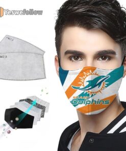 Miami Dolphins Face Mask Miami Dolphins USA Sport Mask