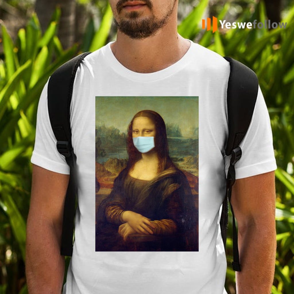 masked mona lisa shirt