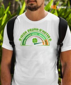 St Patrick 2021 Irish Drink O’meter T Shirts