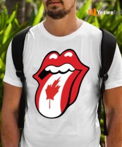 The Rolling Stones Lips Canadian Shirts