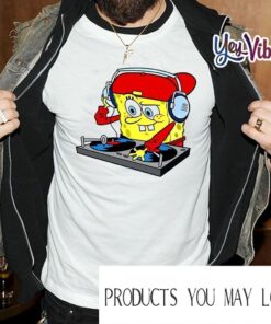 SpongeBob Bob esponja DJ remix t shirt