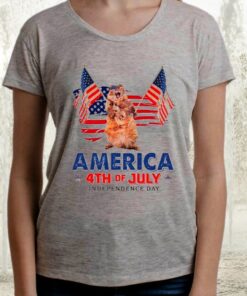 American Flag Cat America 4th Of July Independence Day 2021 tshirts